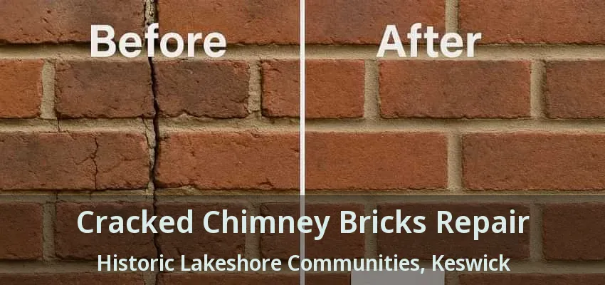 Cracked Chimney Bricks Repair Historic Lakeshore Communities, Keswick - ON